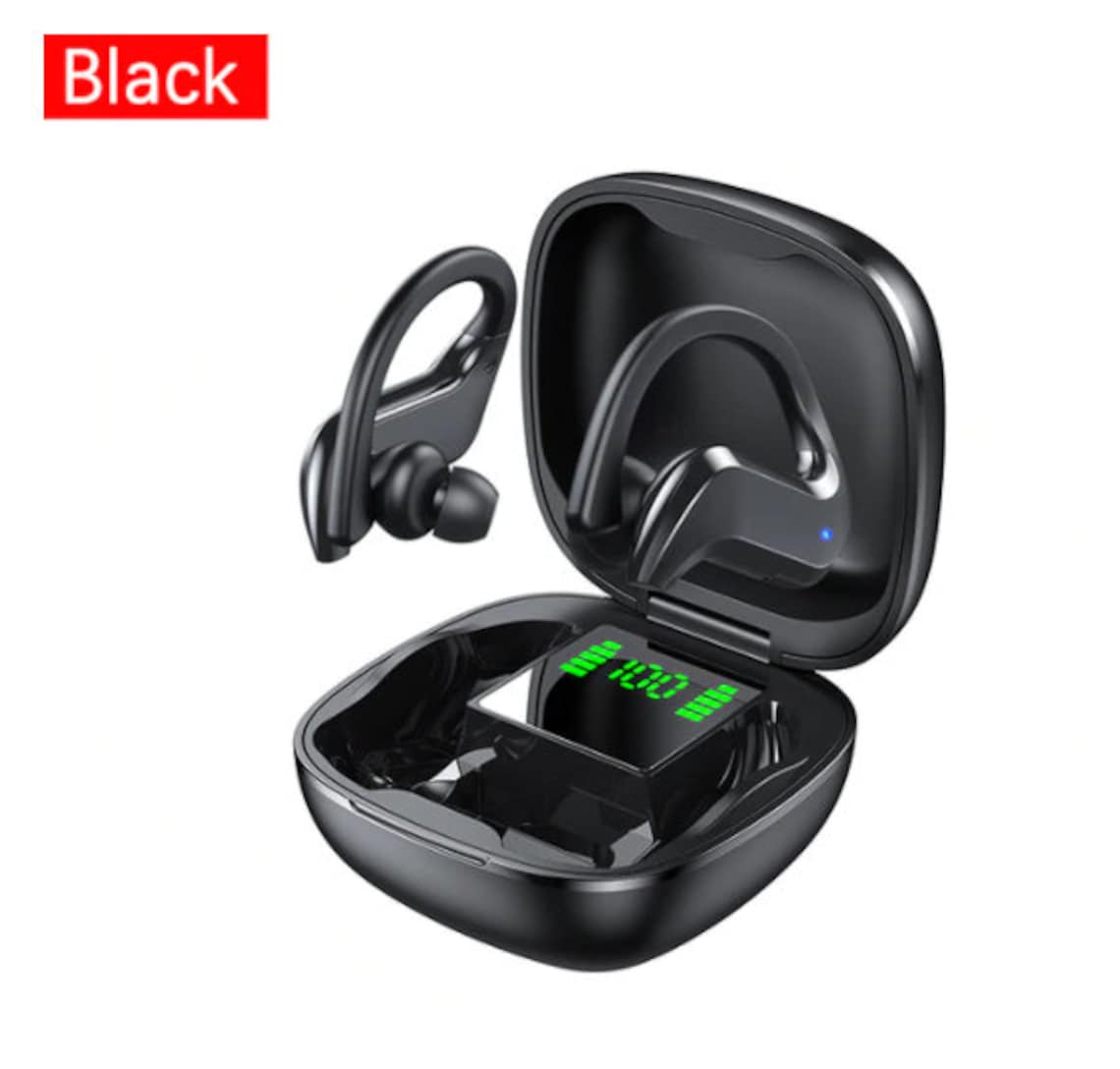 VOULAO Bluetooth Earphone Led Display Wireless Headphone TWS Etsy