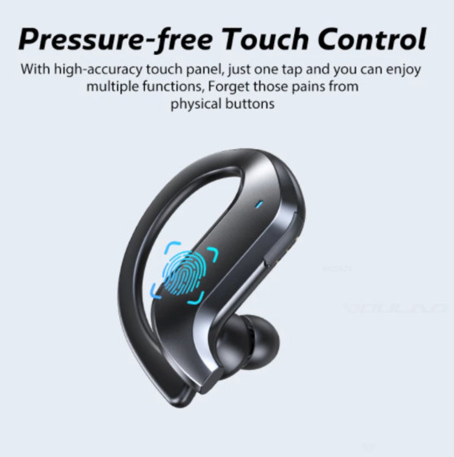 VOULAO Bluetooth Earphone Led Display Wireless Headphone TWS Etsy