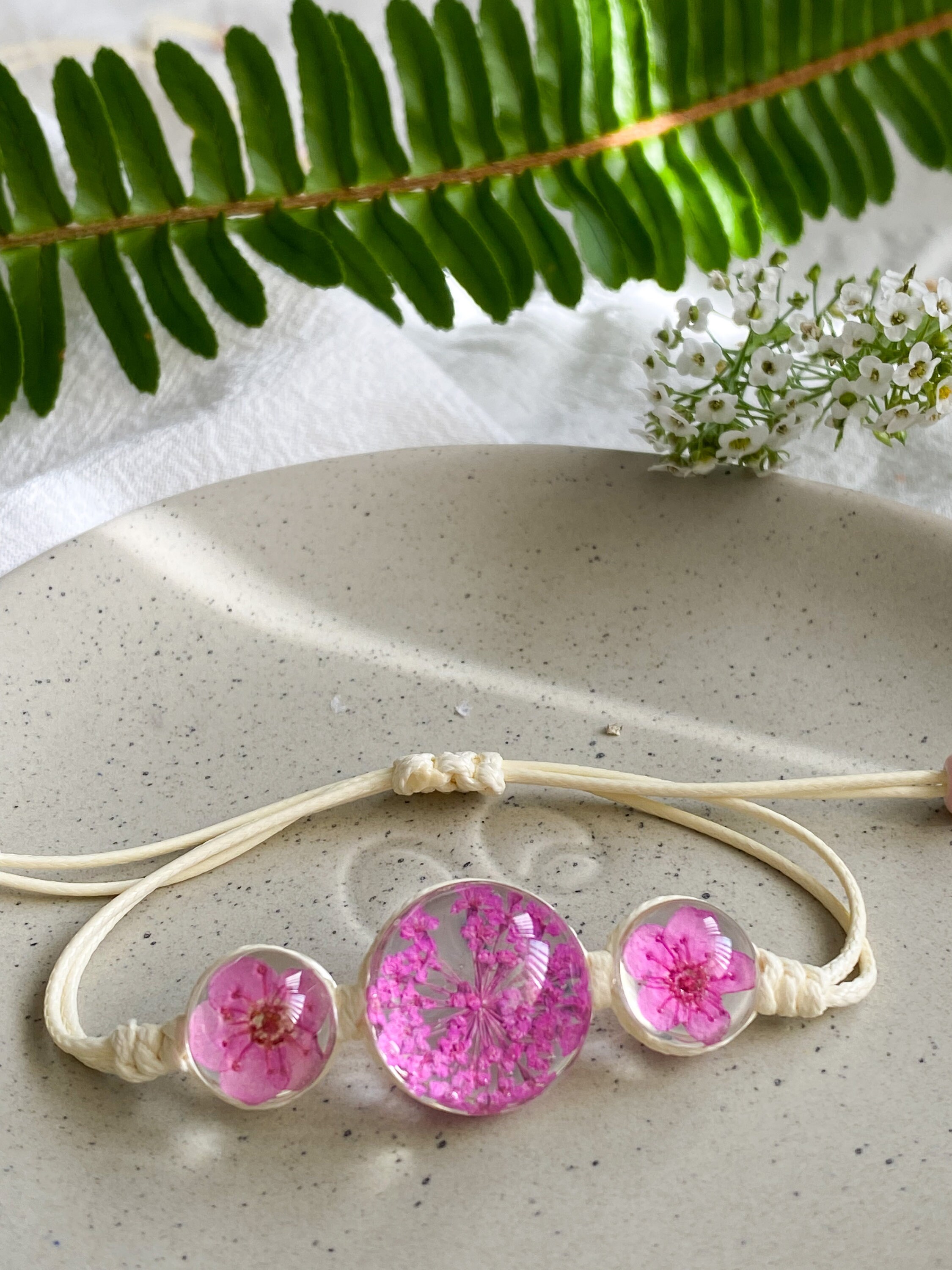 Real flower bracelet Clearance