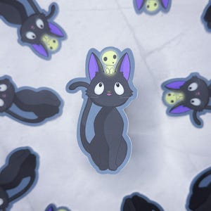 Kodama Cat Matte Vinyl Sticker