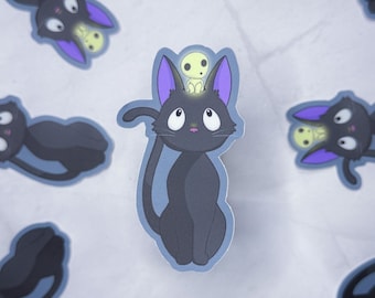 Kodama Cat Matte Vinyl Sticker