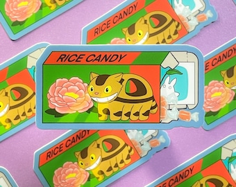 Rice Candy Matte Vinyl Sticker