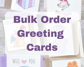 Bulk Order - Small Greeting Cards