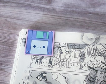 Retro Floppy Disk Magnetic Bookmark