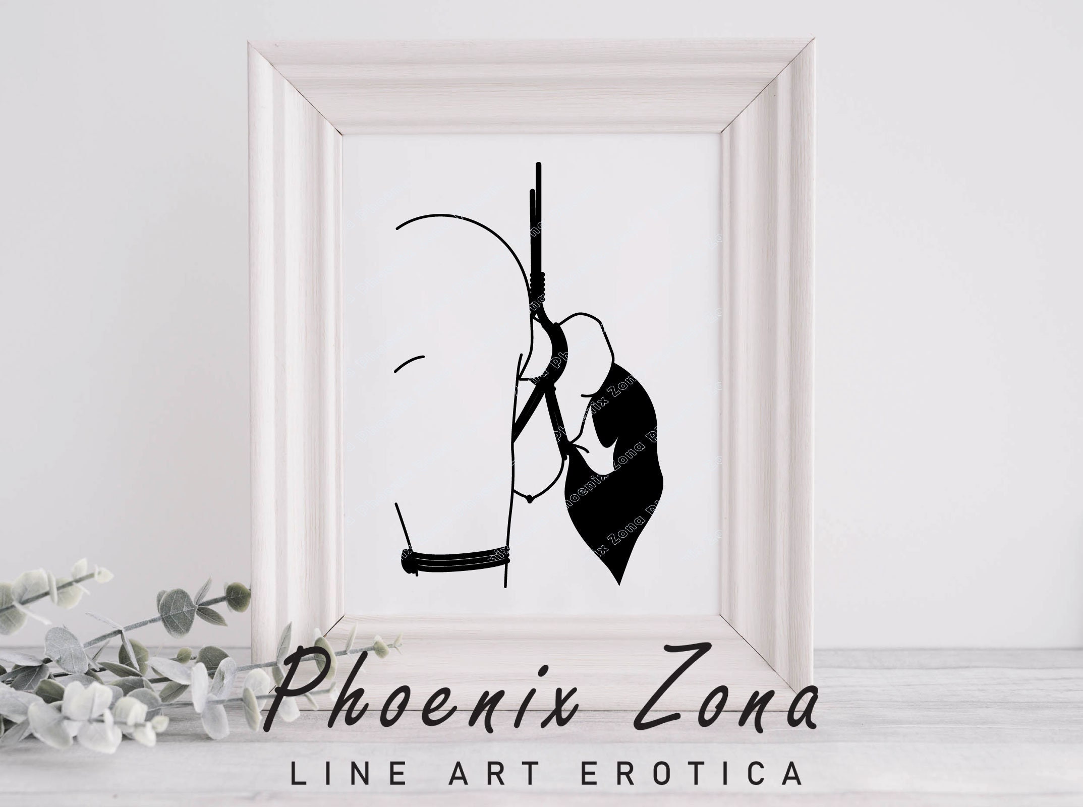 Bondage SVG/ PNG/ PDF Erotic Line Art Pdf Kinky Art - Etsy