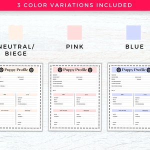 Breeder Puppy Pack Printable + Fillable PDF, Dog Breeder Records, Dog ...