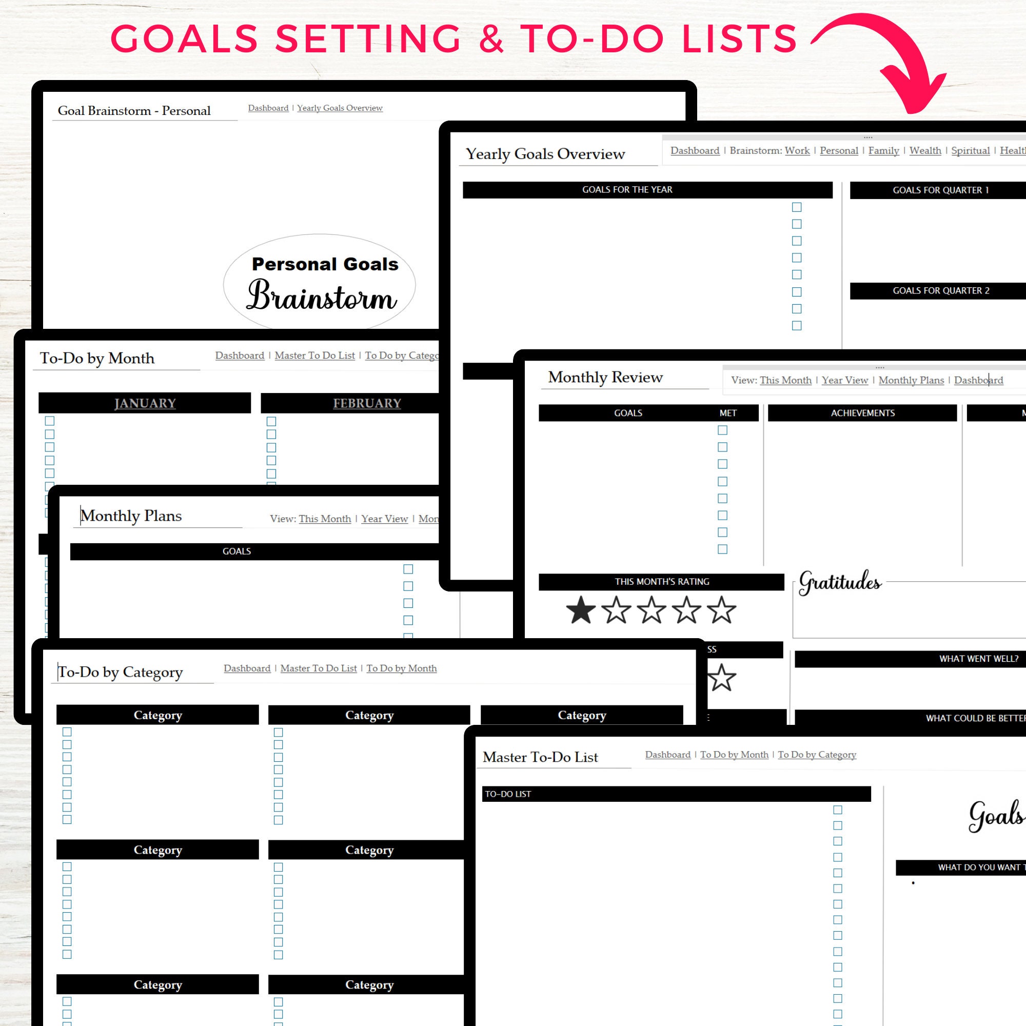 Onenote Template for Work, Onenote Planner 2026 2027 Professional ...