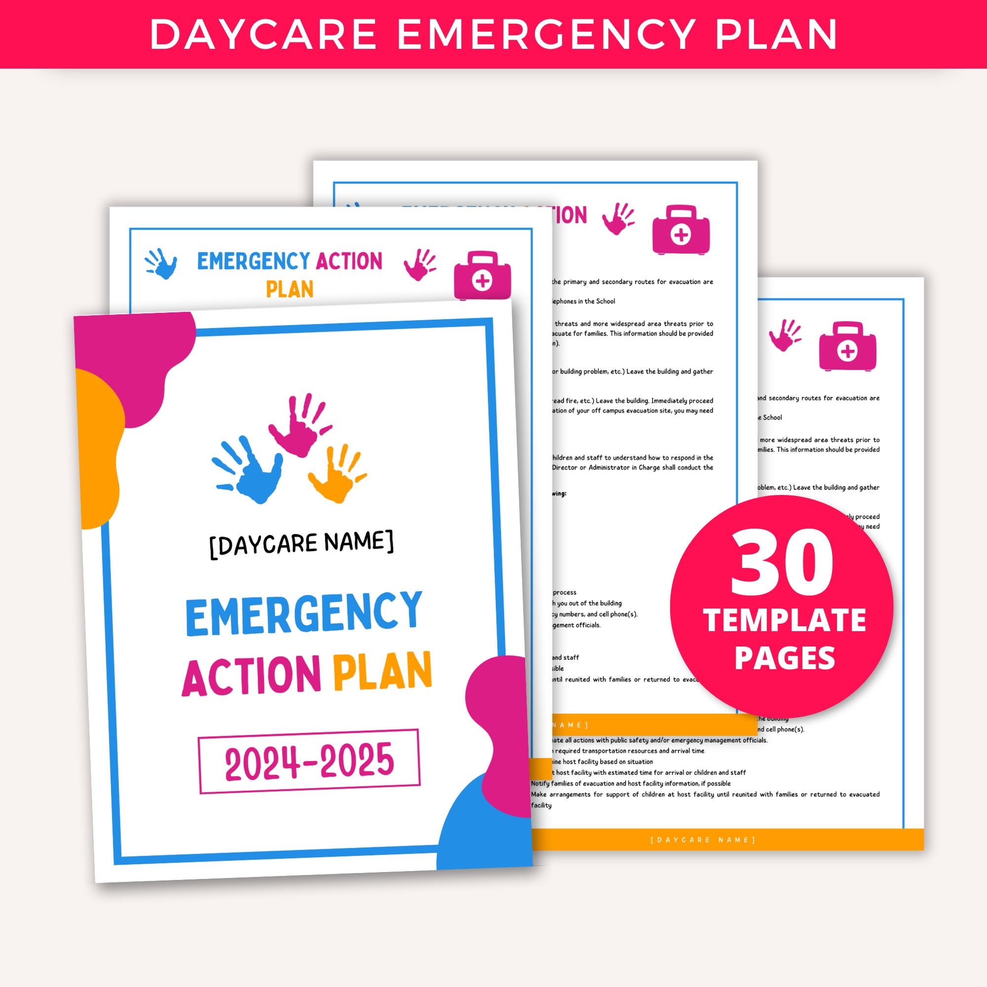 Daycare Starter Kit, Daycare Forms, Daycare Contract Template ...