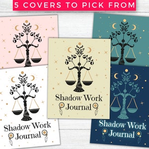 Shadow Work Journal Prompts as Journal Printable Planner Inserts for Mental Health Healing, Mood Therapy, Mindfulness, Self Development and Wellness