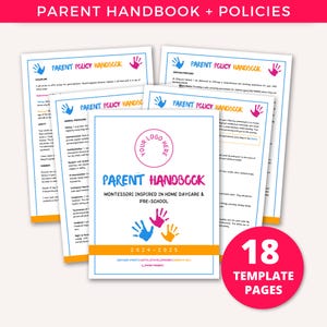 Daycare Starter Kit, Daycare Forms, Daycare Contract Template, Childcare Forms, Home Daycare Forms, Enrollment Paperwork Policies Preschool