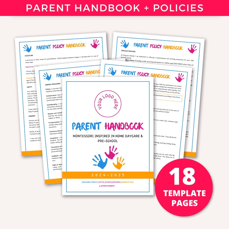 Daycare Starter Kit, Daycare Forms, Daycare Contract Template, Childcare Forms, Home Daycare Forms, Enrollment Paperwork Policies Preschool