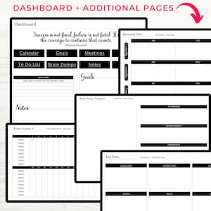 OneNote Template for Work, OneNote Planner 2025 2026 Professional OneNote Template, Digital OneNote Planner Template, Project Management
