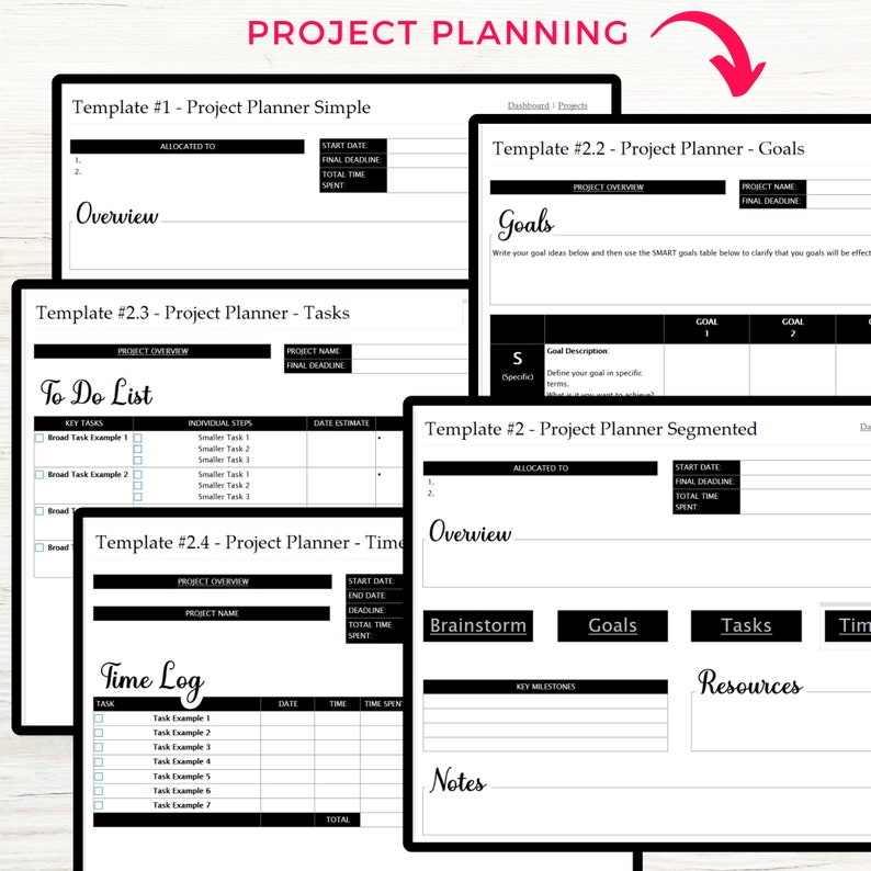 OneNote Template for Work, OneNote Planner 2025 2026 Professional OneNote Template, Digital OneNote Planner Template, Project Management