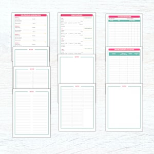 Printable and fillable PDF of Family In Case of Emergency Binder, Just In Case Binder, What If Binder, End of Life Planner, Legacy Plan Organizer
