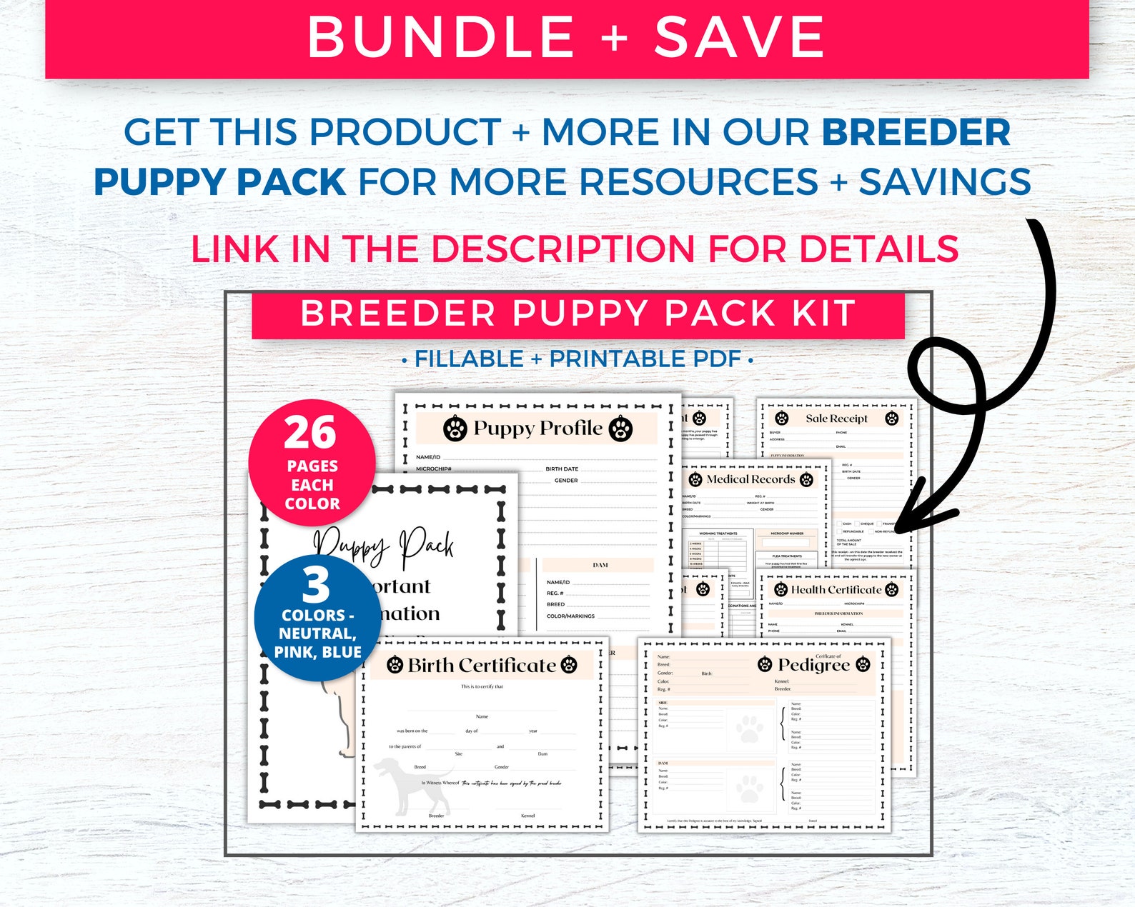 Puppy Pedigree Chart, Dog Pedigree Template Certificate, Dog Breeder