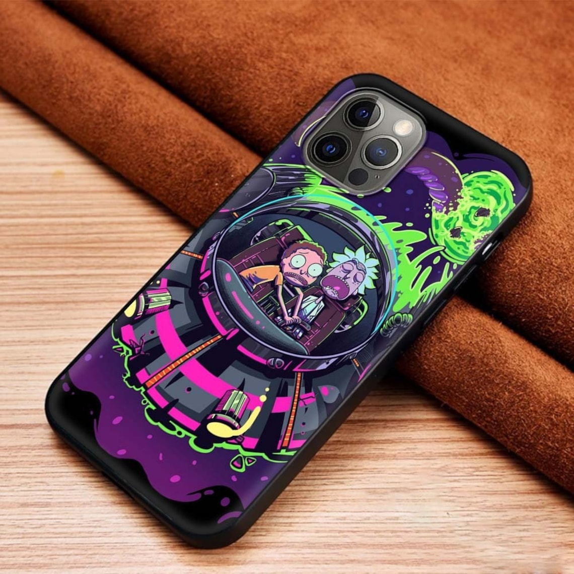 Rick And Morty Phone Case Morty Cartoon Rick Phone Case For Etsy