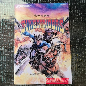 Custom Made Sunset Riders for the Super Nintendo