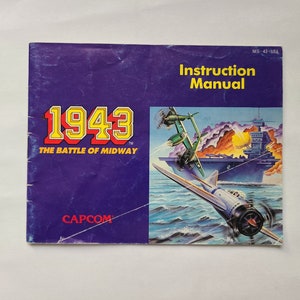 Custom Made 1943 The Battle Of Midway for the Nintendo Nes.