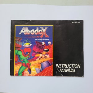 Custom Made Abadox for the Nintendo Nes.