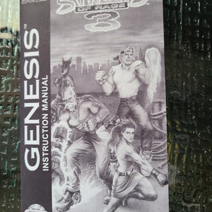 Custom Made Streets of Rage 3 for the Sega Genesis