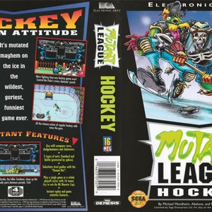 Custom made Mutant league Hockey for the Sega Genesis