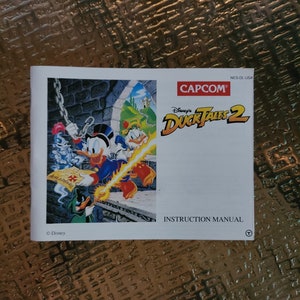 Custom Made Duck Tales 2 Manual for the Nintendo Nes