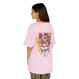 Camiseta infantil con estampado de Rugrats, divertida camiseta retro para fiestas, regalo para niños, estilo veraniego y divertido.