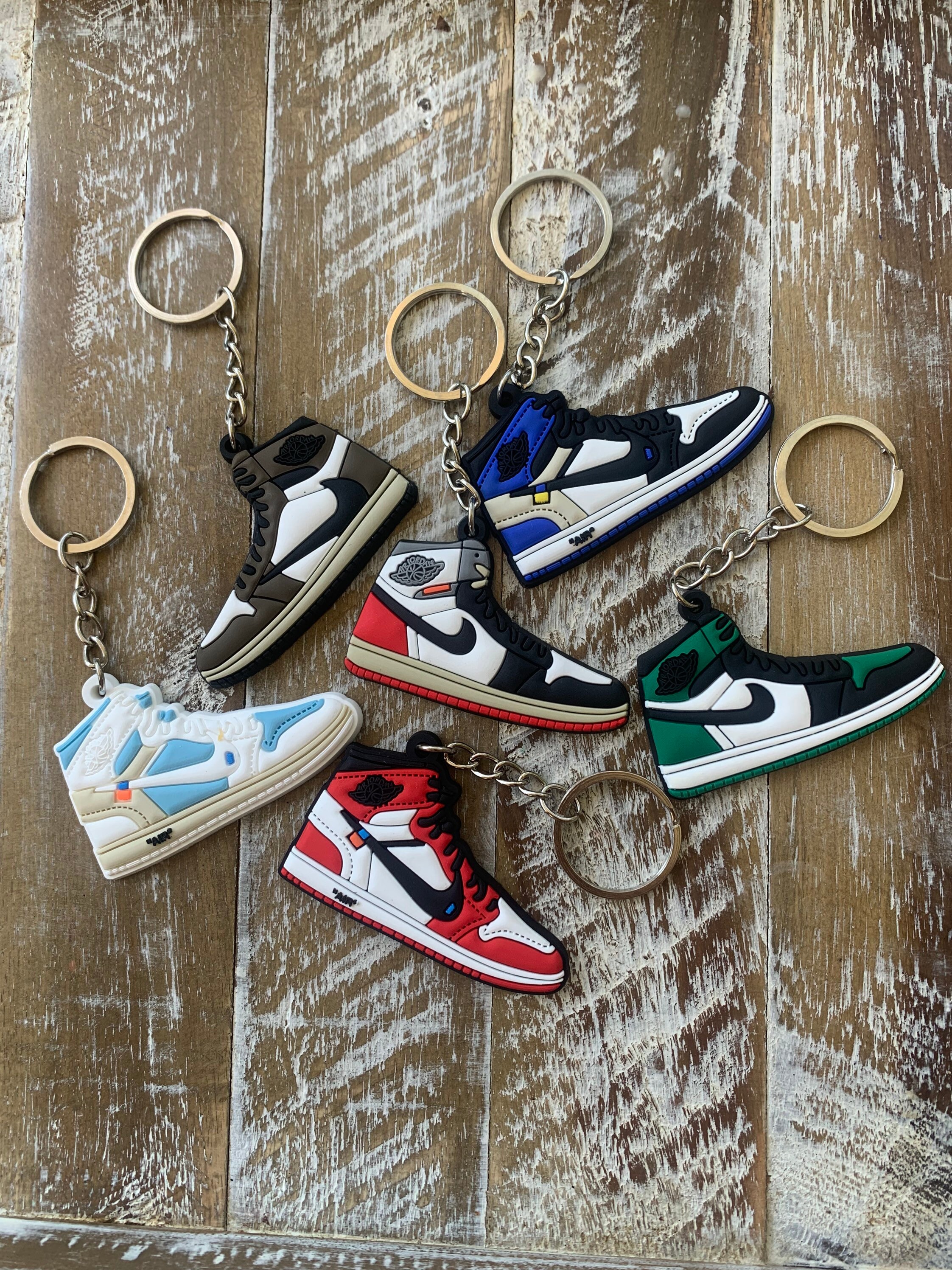 Jordan 1s Key Chains/key Rings Etsy UK