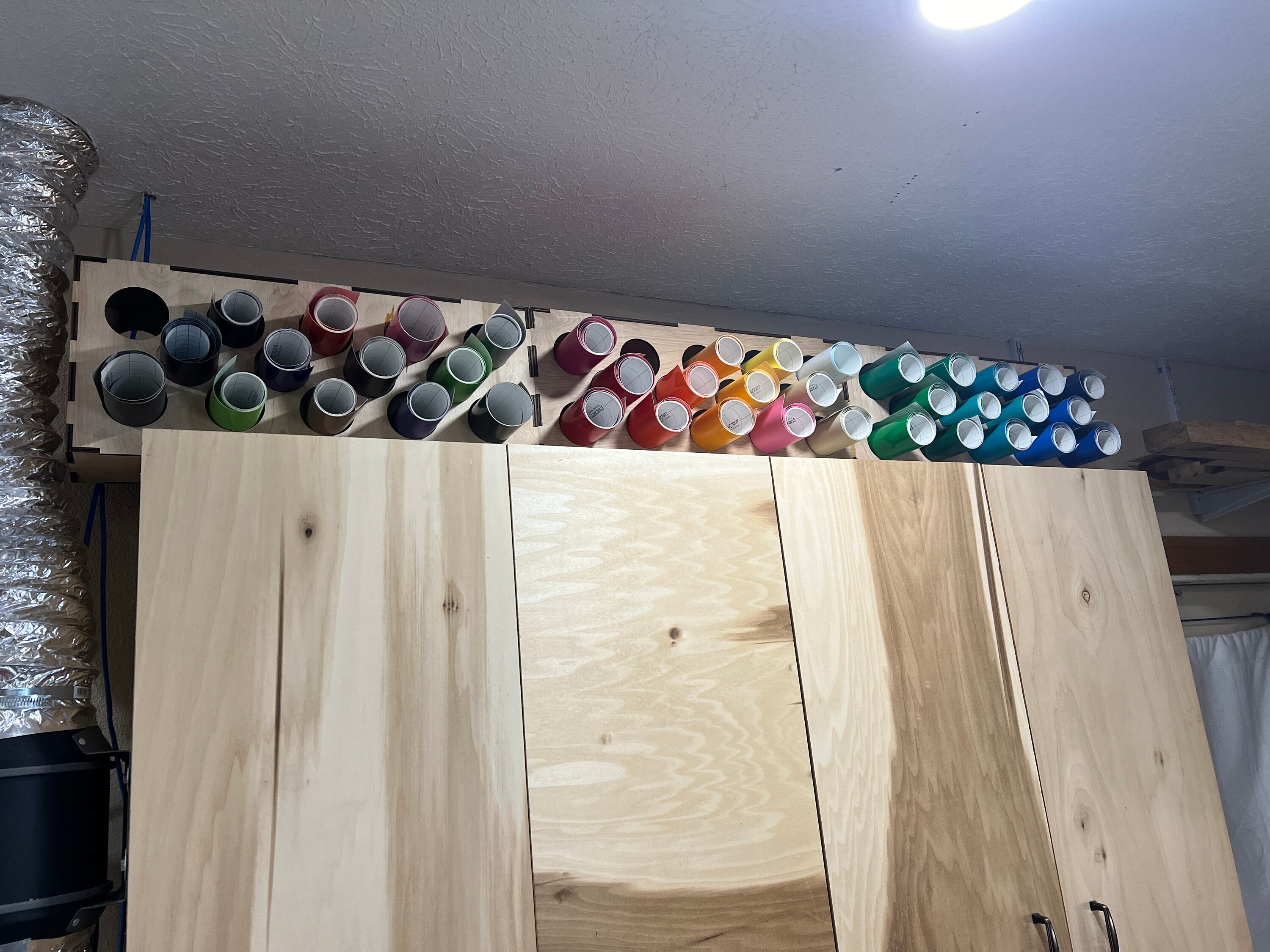 14 Roll Vinyl Rack - Etsy