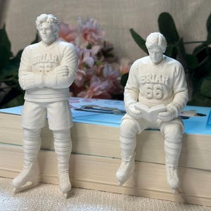 Hockey Player Bookshelf Decor #66 Jersey | 3D Printed | Off Campus Inspired Decor | Dean Di-Laurentis