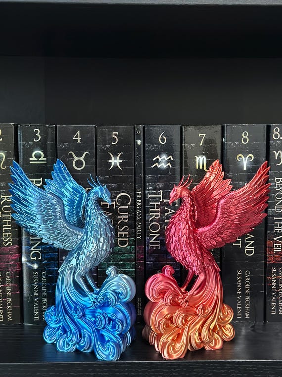 Rising Phoenix Shelf Sitter | Bookshelf Decor | Zodiac Academy