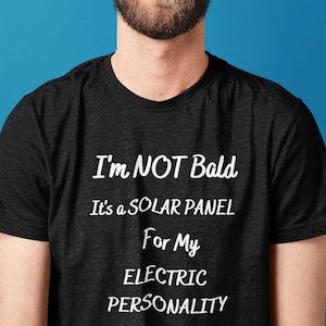 I&#39;M NOT BALD ... | Unique And Funny Bald Mens Premium Cotton T-shirt