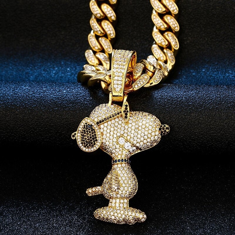 Snoop dogg clock necklace Clearance