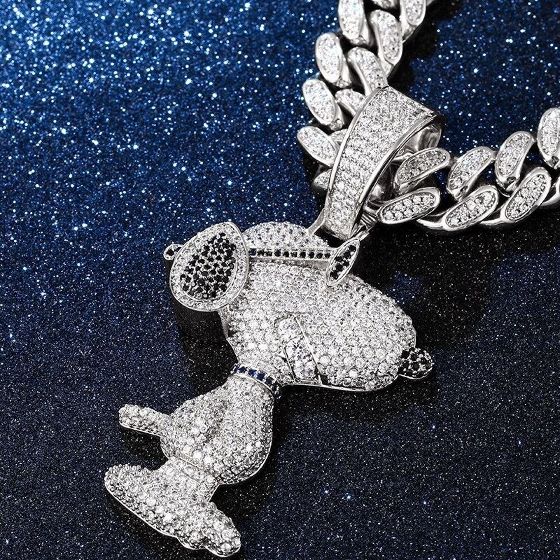 Cartoon Snoop Dogg Pendants Necklaces For Men Claw Setting CZ Etsy