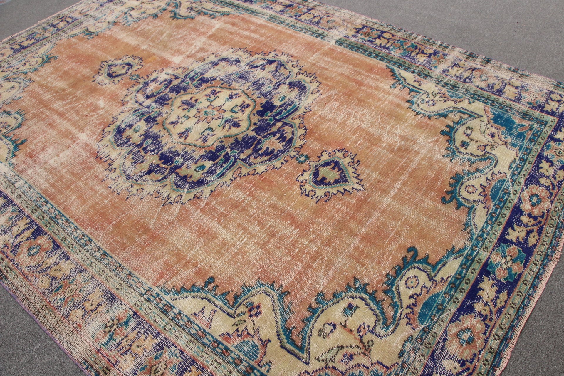 85×198 ViNTAGE TURKiSH RUG Vintage Rug, Turkish Rug, Large Rug, Antique Rug, 85x117