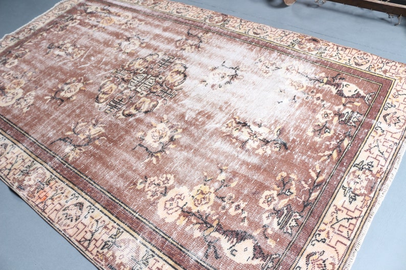 Turkish Rug, Large Carpet, Vintage Rug, Home Decor Carpet, 74x105