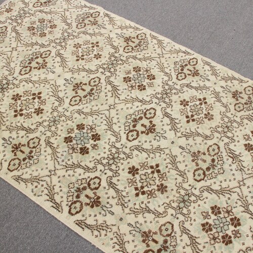 Turkish Rug, Vintage Rug, Area Carpet, Antique Carpet, 48x80 inches Beige Carpet, Handwoven Indoor Carpet, shops Office Rug, Floor Rug, 4589