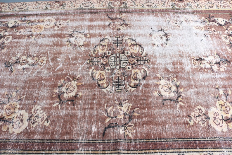 Turkish Rug, Large Carpet, Vintage Rug, Home Decor Carpet, 74x105