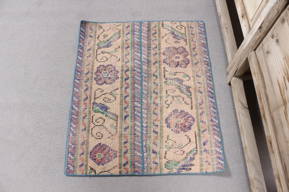 トルコ絨毯、手織りヴィンテージ、71 x 85 cm - Etsy 日本