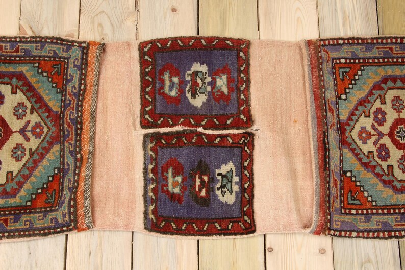 Turkish Rug Small Vintage Turkish Rug, 1.6x4.5 Ft Rug, Red Small Ikat Rug - Etsy UK