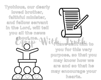 Colossians 4:7-9 Coloring Page