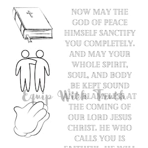 1 Thessalonians 5:23-24 Coloring Page