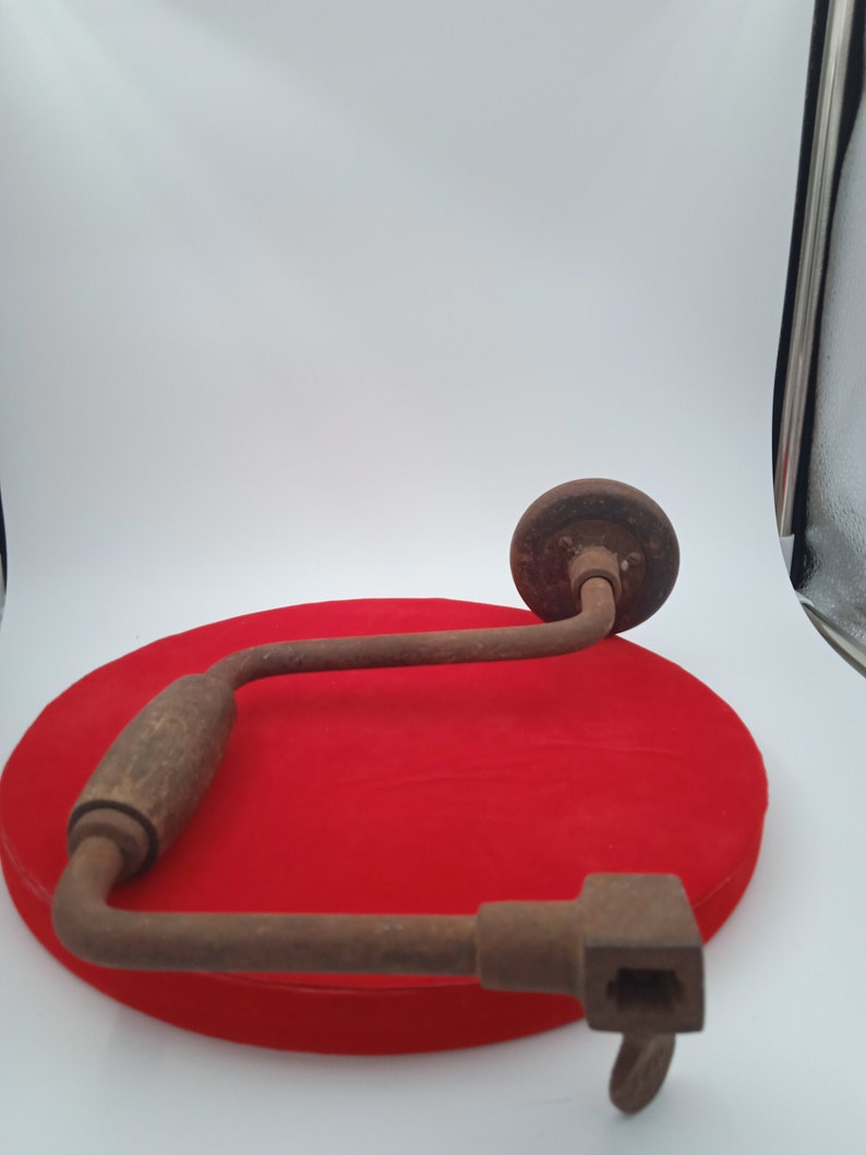 Antique Primitive Hand Brace Drill Antique Primitive Hand Brace Drill