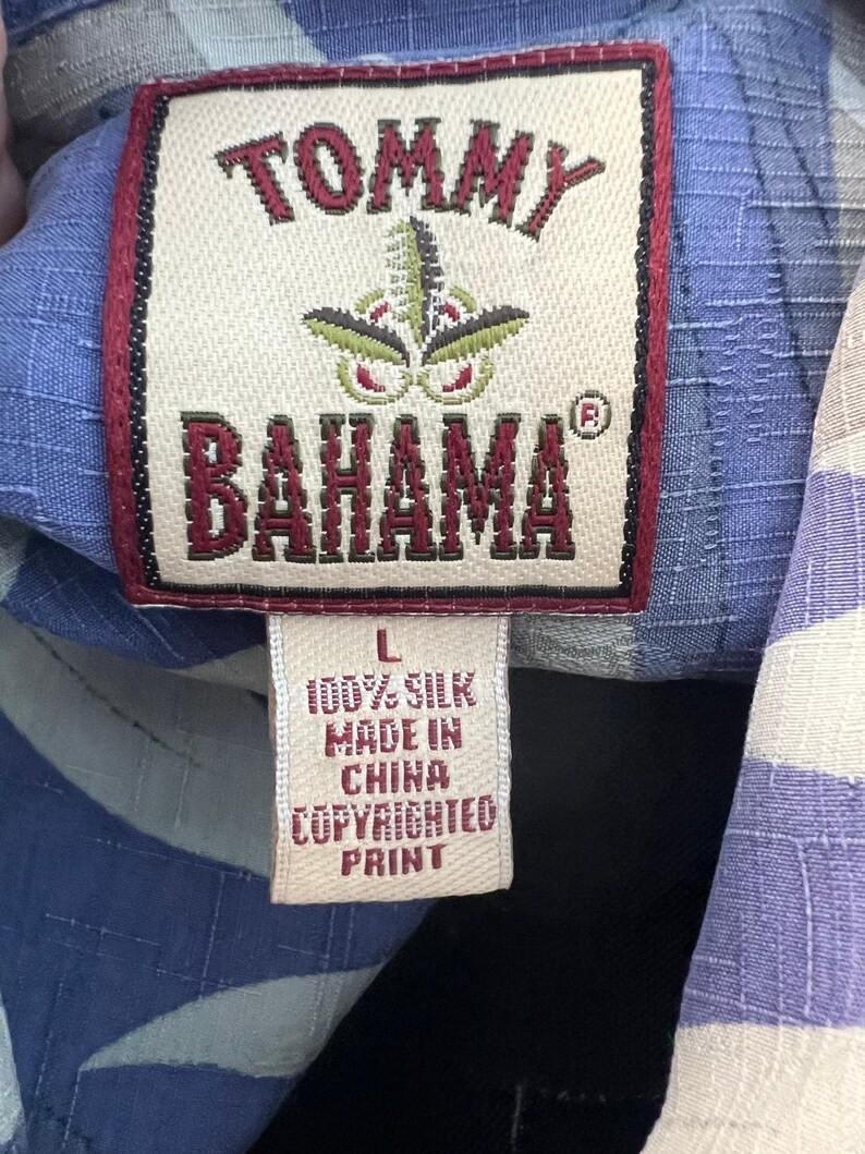 Tommy Bahama - Chemise décontractée d'été boutonnée à manches courtes en soie, grande taille image 7
