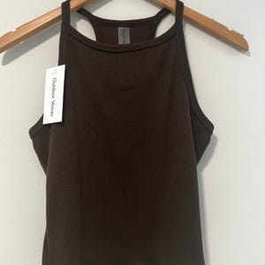 NWT Outdoor Voices Cozy Ribbed Tank Java XXS