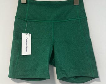 NWT Outdoor Voices Warm Up 5” Bike Shorts Spearmint XXS