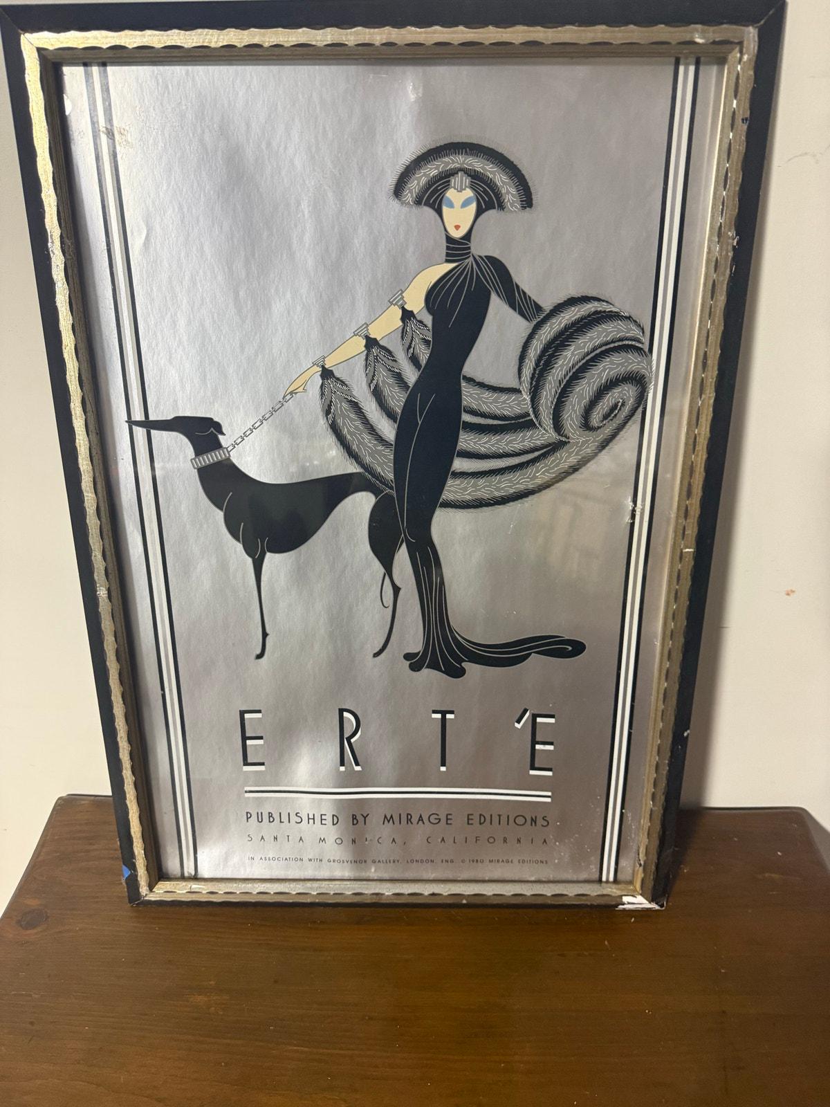 Erte Symphony in Black - Etsy