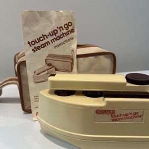 Vintage Osrow Travel Touch Up ‘N Go Steam Machine Original Bag