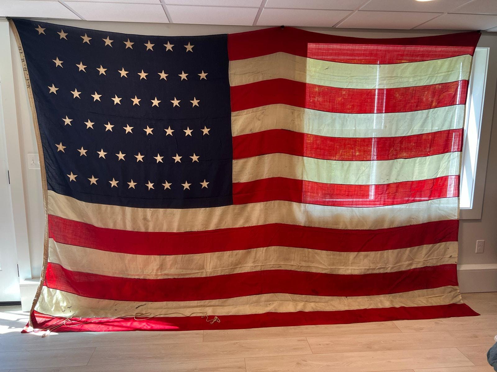 Vintage 48 Star Us Flag - Etsy