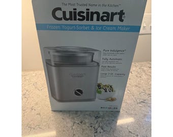 NEW Cuisinart Frozen Yogurt Ice Cream & Sorbet Maker